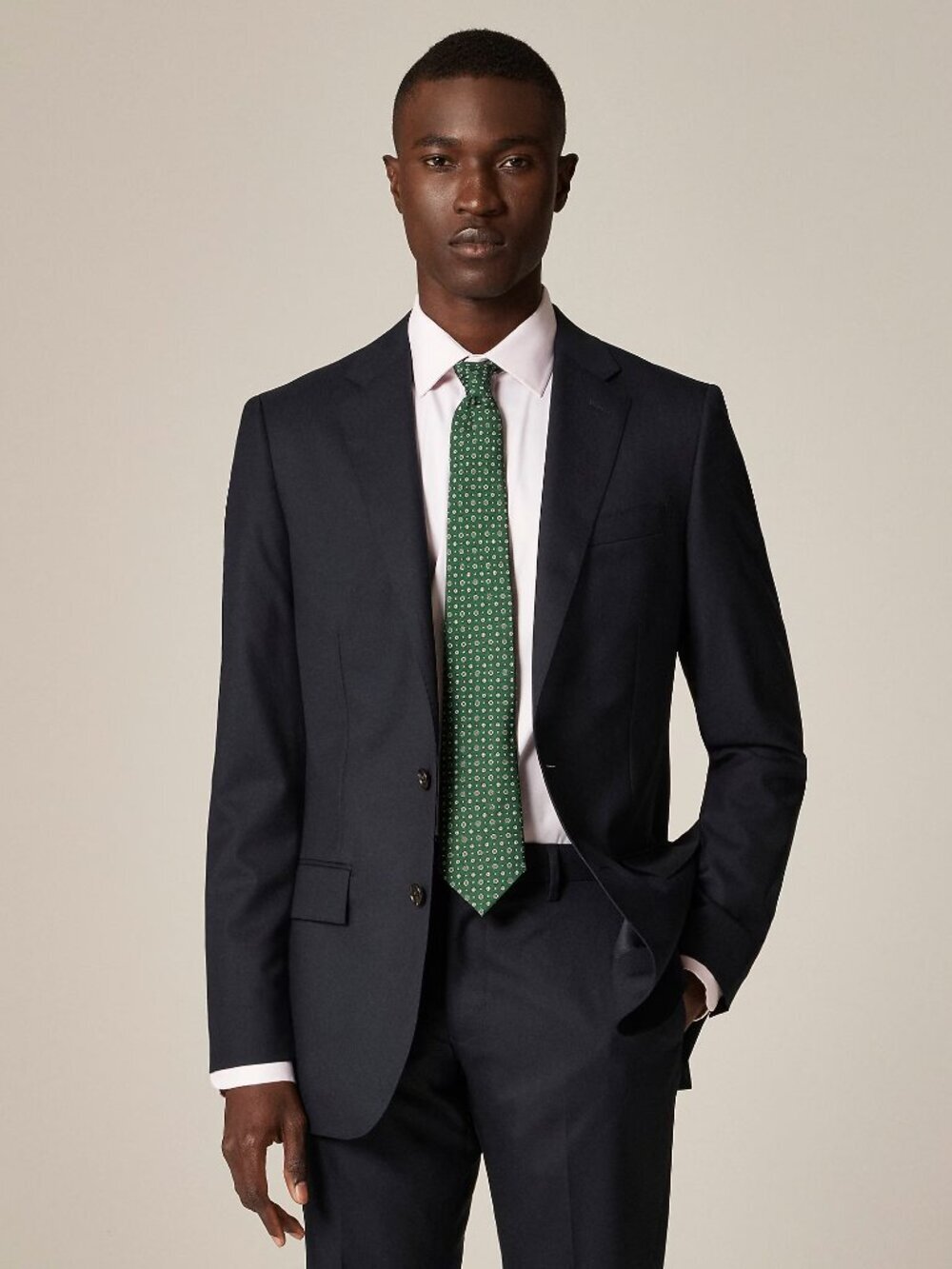 NWT J.CREW Ludlow Loro Piana 100% Italian Wool Slim Suit Jacket, Size 36R